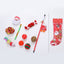 christmas stocking shape with bells toy5