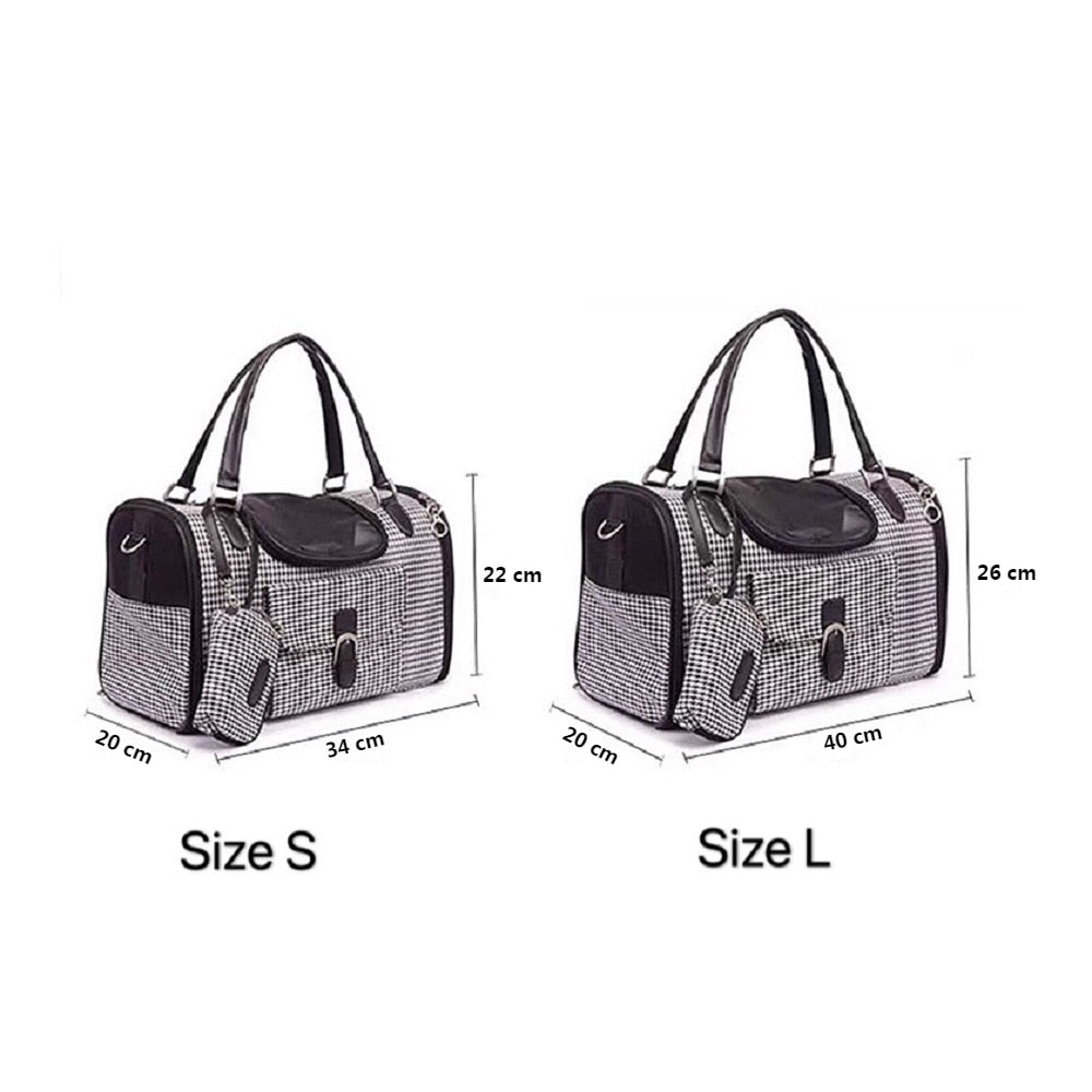 cat carrier handbag pet travel portable bag with purse3
