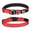 adjustable reflective nylon dog collar with neoprene padding10
