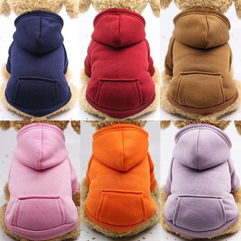 dog hoodie, winter warm dog clothes for small medium dogs10