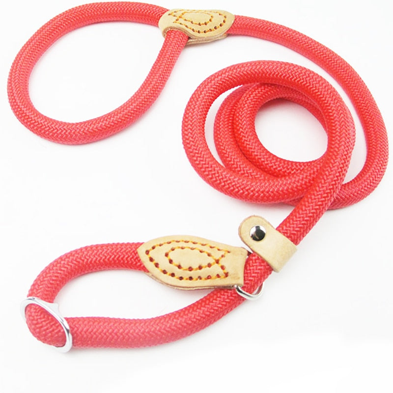 braided slip rope dog leash7