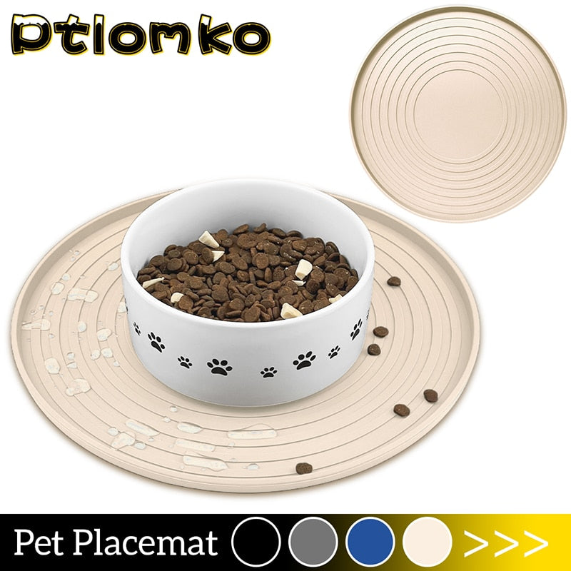 Pet Placemat Dog Cat Food Mat