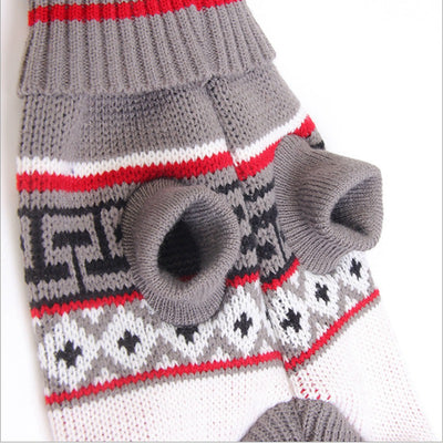 christmas sweater warm pets clothes