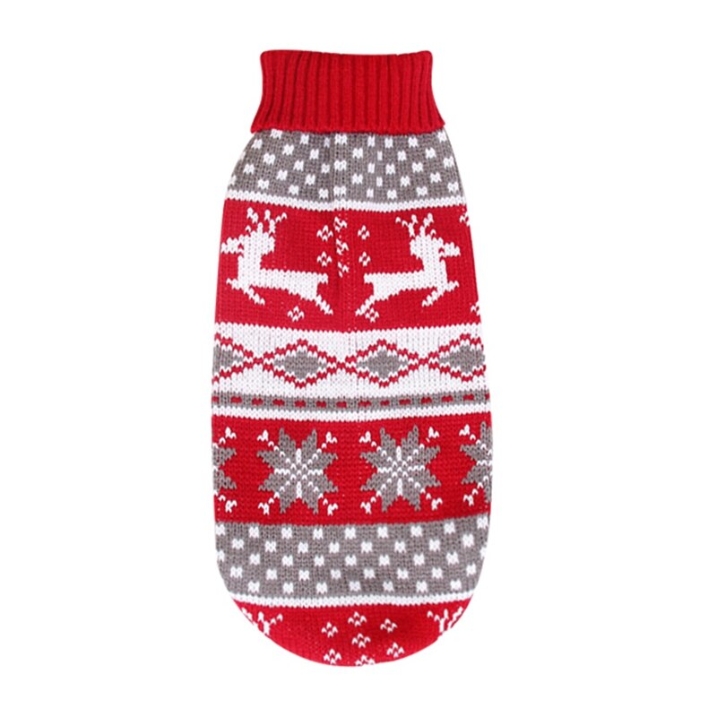 Christmas Sweater Warm Pets Clothes