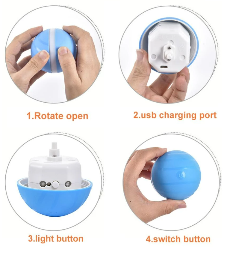 USB Charging Pet Toy Ball