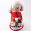 Dog wearing pet Christmas costume